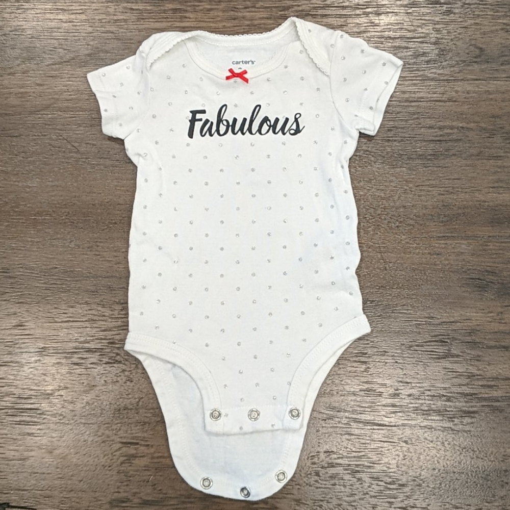 Carter's 3mo Fabulous onesies